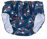 SunBusters Boy's Reusable Swim Diapers, Smoky Orca, 2XL