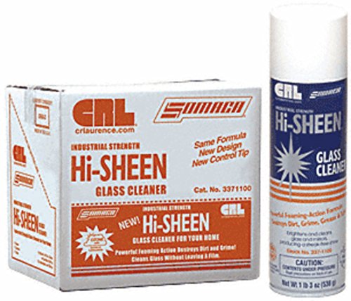 image for C.R. Laurence CRL SOMACA Hi-SHEEN Glass Cleaner - One Case by CR Laure