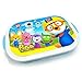 Pororo Portable Stainless Steel Divided Food Tray, Platter with Lid in Blue, Made in Korea