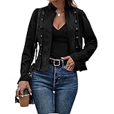 utcoco Women's Faux Suede Leather Jacket Casual Long Sleeve Blazer Jacket Coat 2025 Fall Outfits