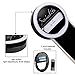SOCIALITE Mini LED Photo Live Video Tabletop Ring Light Kit, Incl Tripod Stand, Selfie Stick Monopod, Bluetooth Remote, Universal Mounts iPhone 6 6s Plus Samsung & Large Smartphones Portable Dimmable