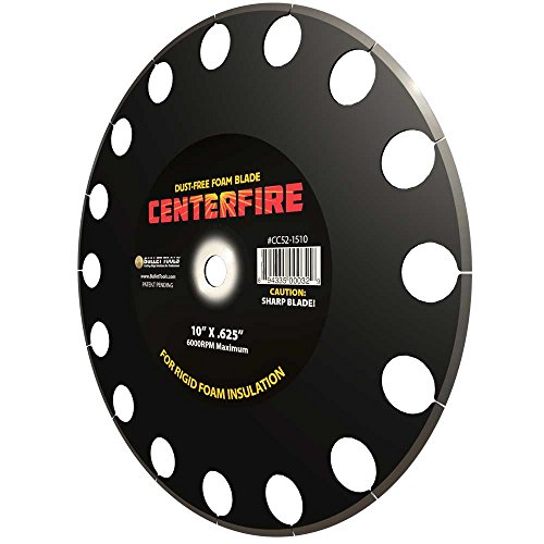 Bullet Tools 10 in. CenterFire Dust Free Foam Blade for cutting EPS
