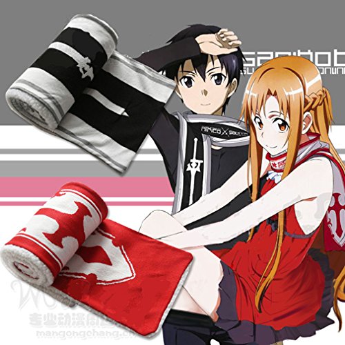 Cos-me Sword Art Online SAO Scarf Cosplay Costume