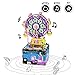 Rolife 3D Wooden Puzzle Hand Crank Music Box Toys Machinarium-DIY Wood Craft Kit-Creative Gift for Boys and Girls When Christmas/Birthday/Valentine's Day (Ferris Wheel)