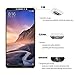 [3-Pack] AOLANDER Xiaomi mi max 3 Screen Protector, [Anti-Scratch][Anti-Fingerprint][Bubble Free] Tempered Glass Screen Protector for Xiaomi mi max 3 (Black)