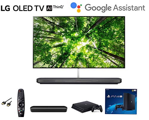 LG OLED65W8PUA Signature OLED TV W8-4K HDR Smart TV w/AI ThinQ Bundle w/Sonos Beam Soundbar w/ PS4 Pro 4K w/HDMI Cable – LG Authorized Dealer