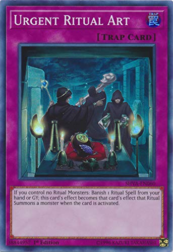 Yu-Gi-Oh! - Urgent Ritual Art - SHVA-EN060 - Super Rare - 1st Edition - Shadows in Valhalla