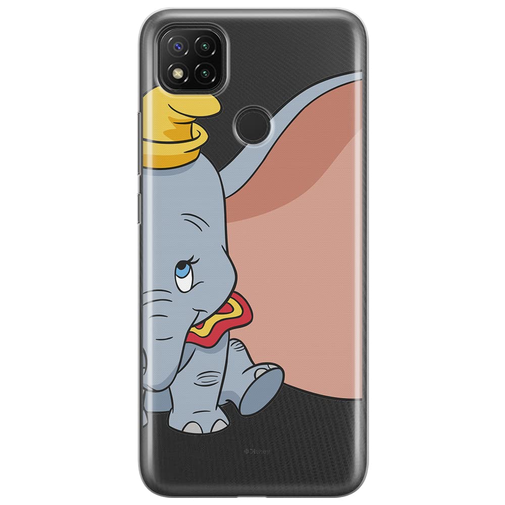 ERT GROUP mobile phone case for Xiaomi REDMI 9C original and officially Licensed Disney pattern Dumbo 007 optimally adapted to the shape of the mobile phone, partially transparent