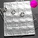 BetterJonny 5 Sheet Plastic Coin Pages, 20 Pockets Clear Coin Holders Collection Stamp Coin Banknote Collector Binder Sheets Collecting Album Page