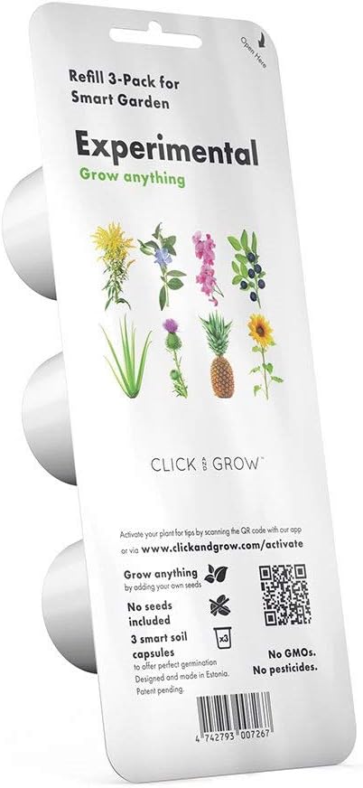 Emsa 3 Cápsulas Experimiental Click & Grow, semillas apta para ...