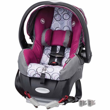 Evenflo Embrace Select Infant Car Seat with Sure Safe Installation, Evangeline