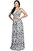 KOH KOH Womens Long Sleeveless V-Neck Summer Flowy Cute Cocktail Gown Maxi Dress