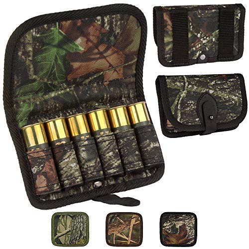 BronzeDog Ammo Pouch Bag Cartridge Belt Holder 12 16 Gauge Hunting Bag Shotgun Shell Holder (Black Oak Camo) - Thumbnail 7