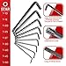 Carbyne 35-Piece Long Arm Ball End Allen Key Wrench Set, Inch/Metric/Torx. Includes Metric Hex 1.27mm-10mm, SAE Hex 0.05
