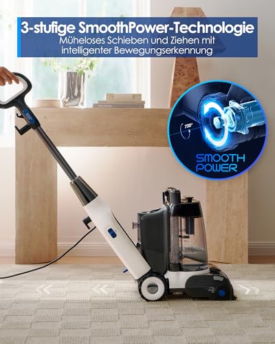 Tineco CARPET ONE Cruiser Teppichreiniger Nasssauger, Smartes Polsterreiniger Waschsauger mit 3-Stufen SmoothPower, DualCore Trocknung, FlashDry Selbstreinigung, iLoop Sensor thumbnail 2