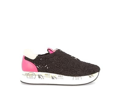 PREMIATA Conny, Damen Sneaker Schwarz Schwarz