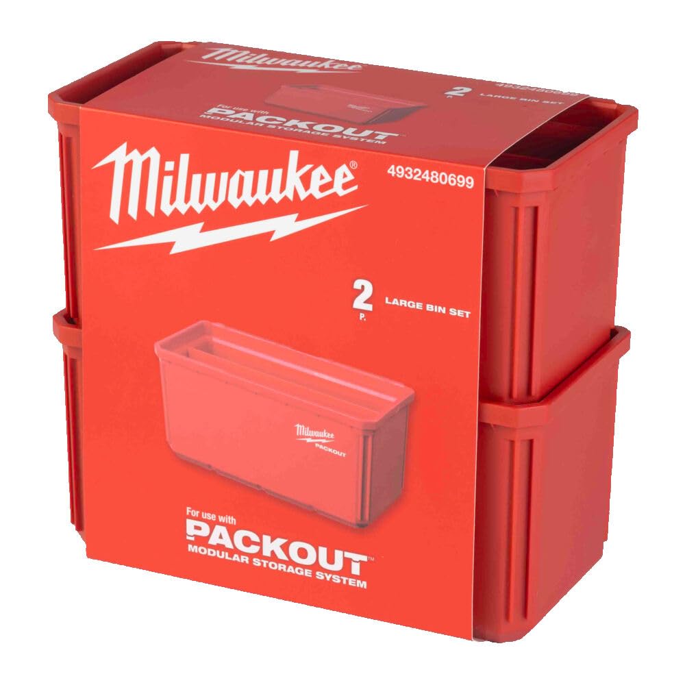 Milwaukee PACKOUT Container 10 x 20 cm Pack of 2