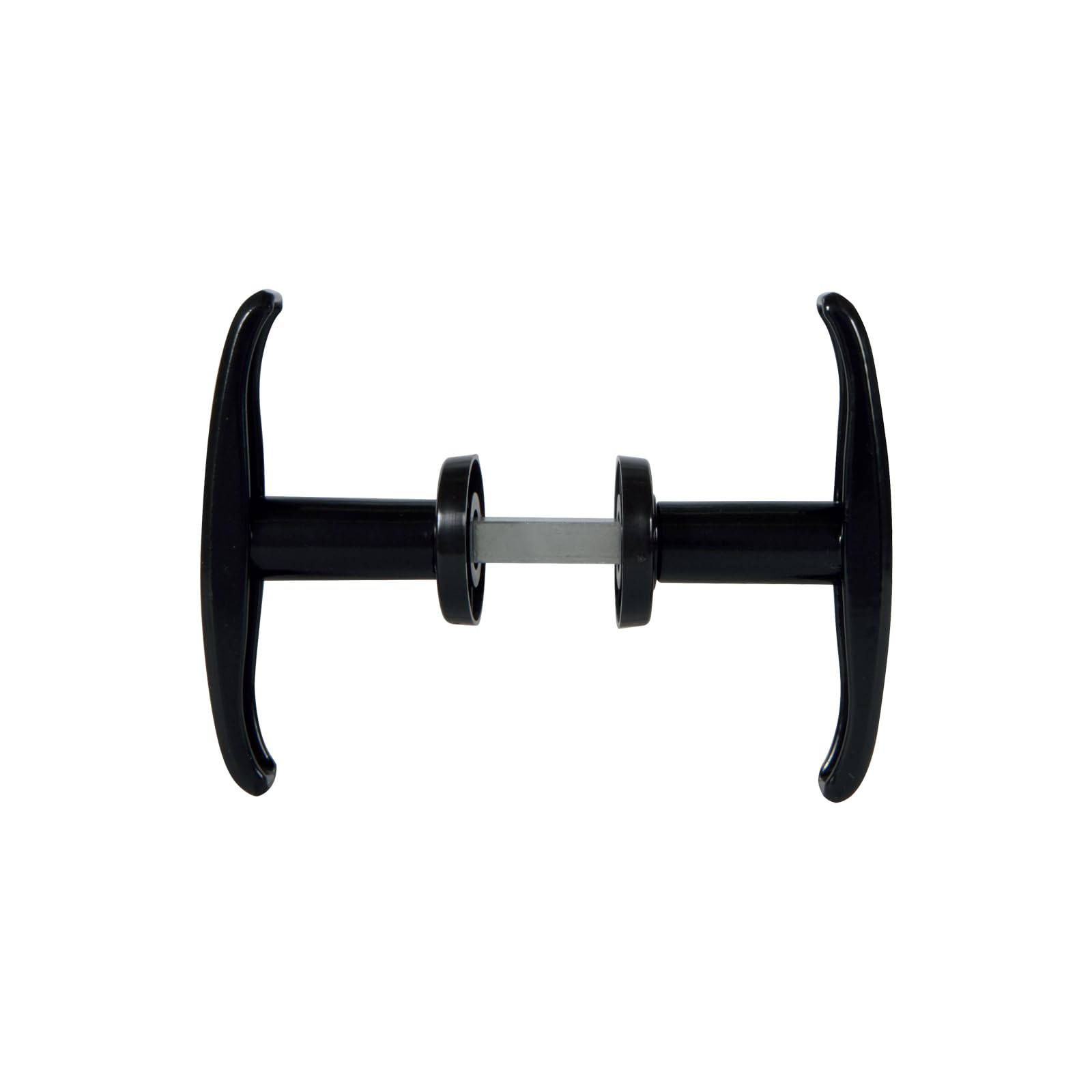 Viro 8217.0600 Pair of Handles for Swing Doors Thickness Up to 15 mm, Black