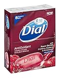 Dial AntiOxidant Power Berries Glycerin Soap Bars, Pack of 8