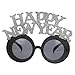 LUOEM Happy New Year Eyeglasses New Year Party Glasses Glitter Fancy Decorative Eyeglasses Celebration Party Favor for 2019 New Year's Eve Party Decors