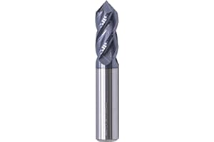 High Performance 1/2" 4-Flute 90 Degree Solid Carbide Drill Mill - AlTiN Coated, 90° Included Angle, 4 Flute, 1/2" Cutting Di