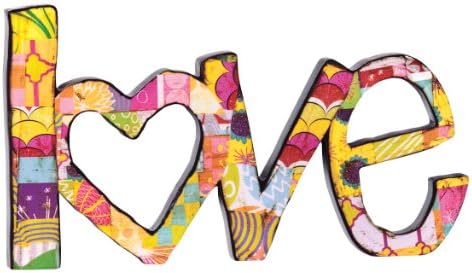 Demdaco Colorful Devotions Love Wall Sculpture