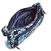 Vera Bradley Women's Cotton Little Hipster Crossbody Purse, Java Floral, One Size