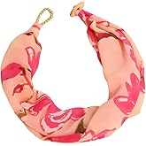 Bohemia Scarf Necklace for Women Flower Neckerchief Choker Necklaces Vintage Ethnic Cloth Necklace Trendy Jewelry Gift