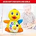 BestFire® Musical Dancing and Singing Duck Toy – Walks, Flaps Wings - 6 Songs, Speaking and Sound Effect Modes - Toys Gift for Babies, Toddlers, Kids