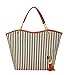 Meet Color Stylish Stripe Top Handle Large Roomy Shoulder Handbags Tote Bags