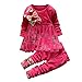 LNGRY Toddler Kids Baby Girl Floral Clothes T-shirt Tops Dress Pants Outfits Set