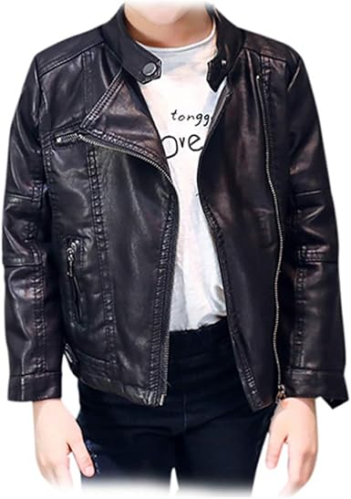 baby girl biker jacket
