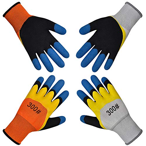 Pairs Multi-Purpose Work Gloves Superior Grip Gardening Gloves