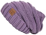 H-6100-26 Oversized Slouchy Beanie - Violet