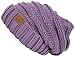 H-6100-26 Oversized Slouchy Beanie - Violet