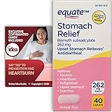 Equate Stomach Relief Caplets, 262 mg, 40 Ct Bundle