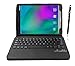 KuGi Samsung Galaxy Tab S2 9.7 Keyboard case, Ultra-thin Detachable Keyboard Stand Portfolio Case with stylus for Samsung Galaxy Tab S2 9.7 T810 T813 T815 T819 SM-T817A tablet.(Black)