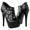 SHOW-STORY-Punk-Black-Ring-Gothic-Platform-Stiletto-Ankle-Bootie-BootsLF80855