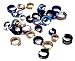 Imixlot 12Pairs Men's Women's Multi-model Taper Stainless Steel Huggie Hoop Earring