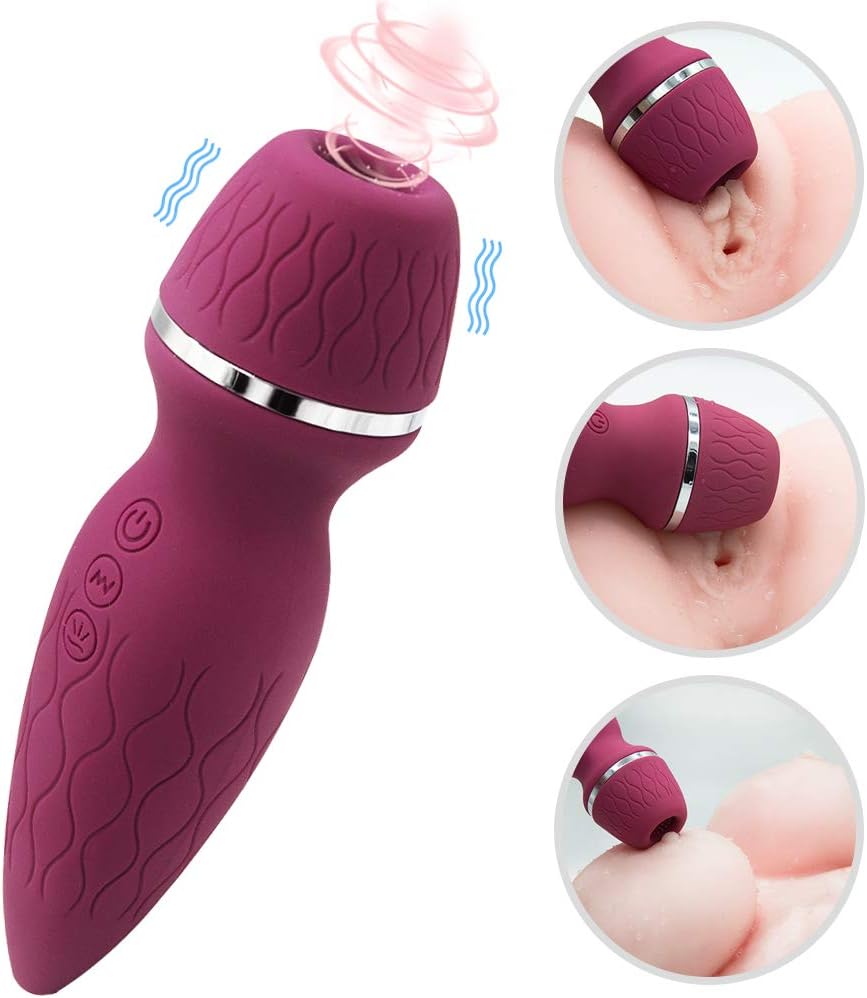 Sucking Toys for Women Vibrantor Tongue Sucking and Thrusting Vibranting Wand Mass-Age Sexy Oral Clitorials Simulator Adullt Game Six Toys for Couples Female Waterproof