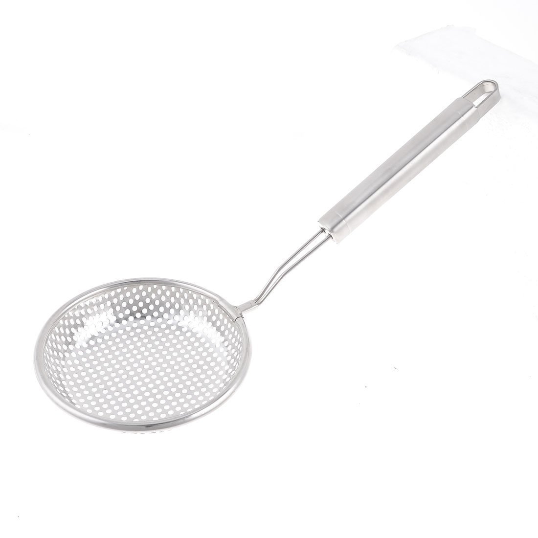 Perforated Ladle Colander TOOGOO(R) Home Silver Tone
