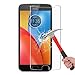 OMOTON Tempered Glass Screen Protector for Motorola Moto E4 Plus, 5.5-Inch, 2 Pack