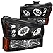 2003-2006 CHEVY SILVERADO PROJECTOR HEADLIGHT+BUMPER BK
