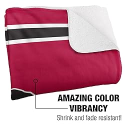 Lenoir-Rhyne University Primary Logo Stripes Sherpa