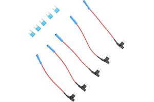 Fuse Holder Connector Extension, 5Pcs Car Auto Fuse Tap Adapter Blade Fuses Holder (Micro Mini)