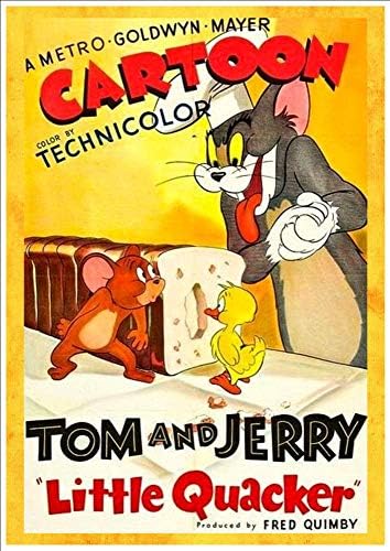 'Tom & Jerry In Little Quacker' - Taken From A Rare Vintage Movie / Film Poster Poster – 1 Jan. 2015