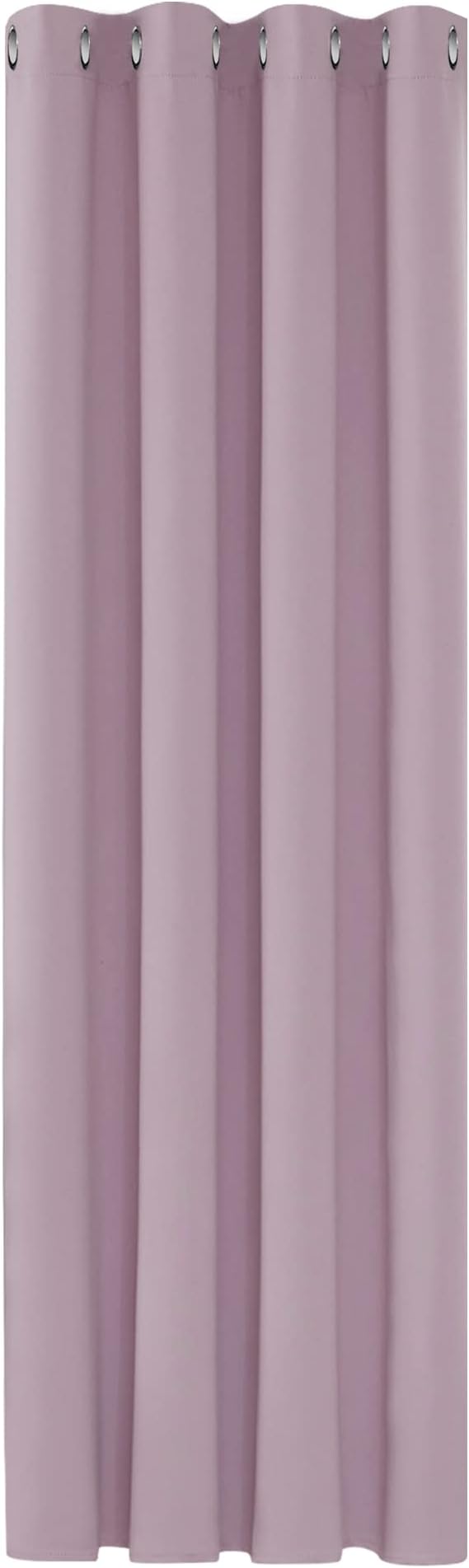 Deconovo Blackout Curtain 140x245cm Eyelet Pink OEKO-TEX Thermal Door Curtain