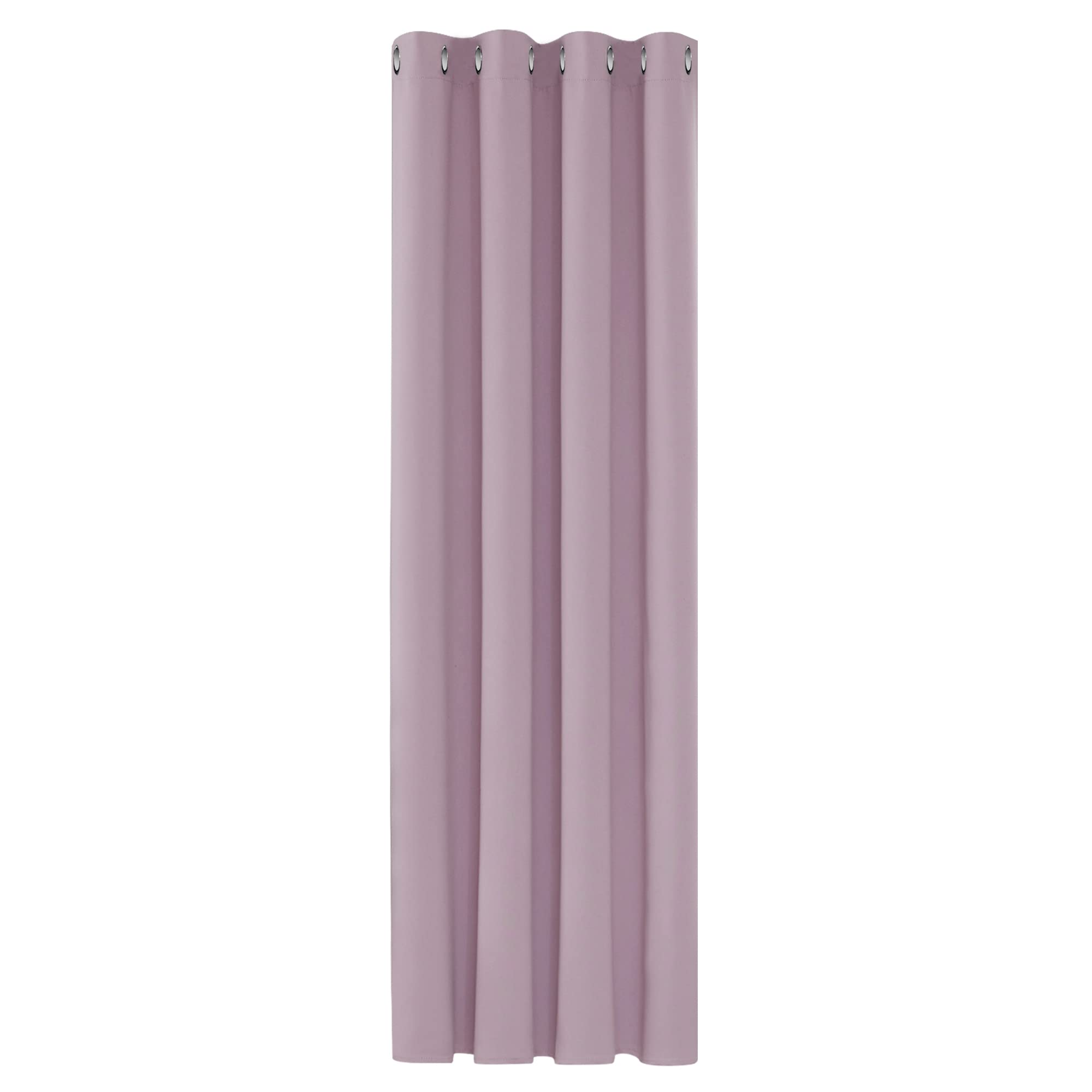 Deconovo Curtain for Girls Bedroom Thermal Insulated Blackout Curtain for Kids Bedroom 52"x 63" Baby Pink 1 Panel