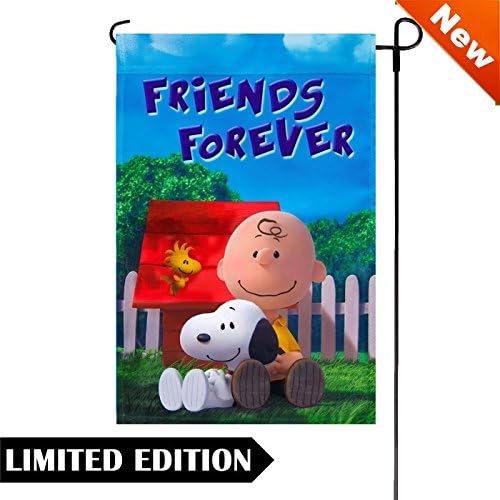 Peanuts Friends Forever Garden Flag-Beaglestock Limited Edition 12" x 18" 80235