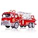 Amazing Fire Engine Truck Kids Toy: Bump & Go Rescue Car - Fire Truck Toys With Realistic Siren Sounds & Extending Ladder-Unique Gift Toys For 3 Year Old Boys & Girls